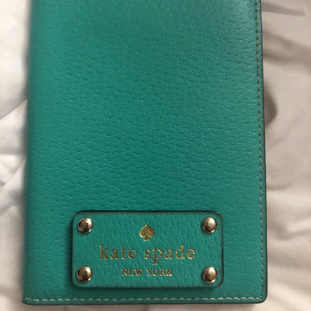 Kate Spade Teal Passport Cover